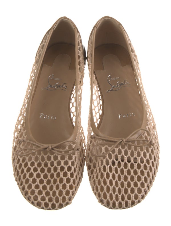 Christian Louboutin Mesh Ballet Flats