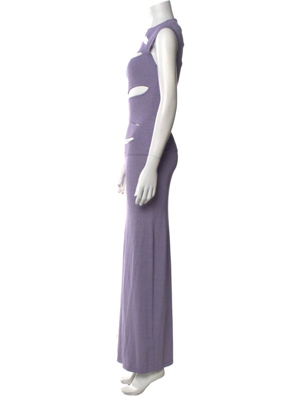 Christopher Esber Bateau Neckline Long Dress