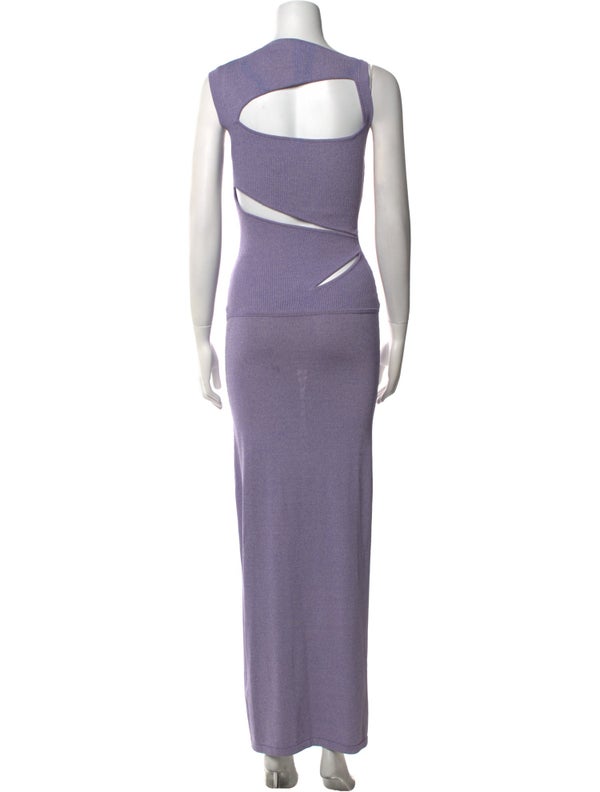 Christopher Esber Bateau Neckline Long Dress