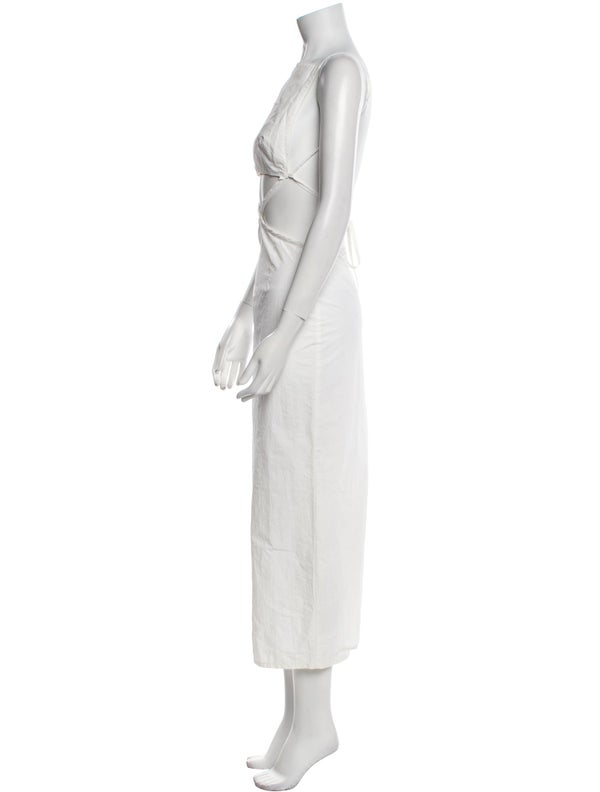 Christopher Esber Bateau Neckline Long Dress