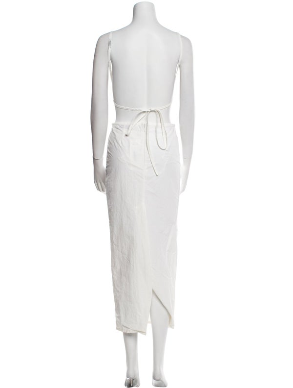 Christopher Esber Bateau Neckline Long Dress