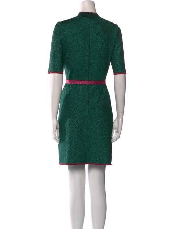 Christopher Esber Colorblock Pattern Mini Dress