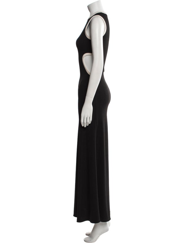 Christopher Esber Crew Neck Long Dress