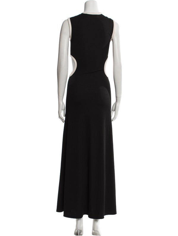 Christopher Esber Crew Neck Long Dress