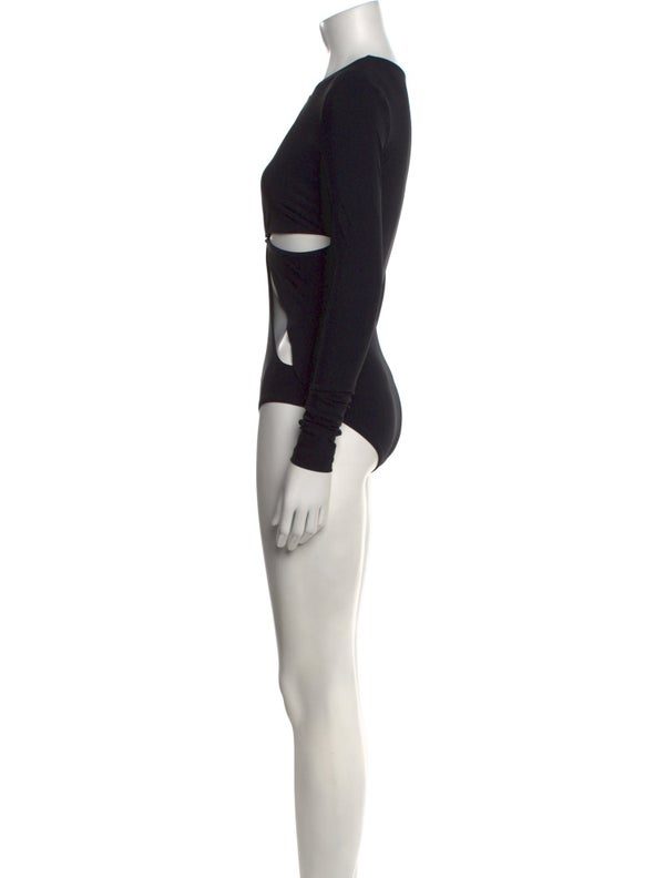 Christopher Esber Crew Neck Long Sleeve Bodysuit