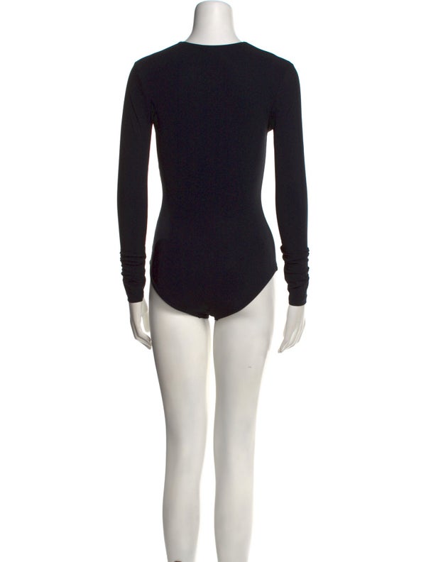 Christopher Esber Crew Neck Long Sleeve Bodysuit