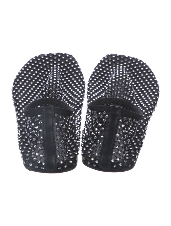 Christopher Esber Crystal Embellishments Mules