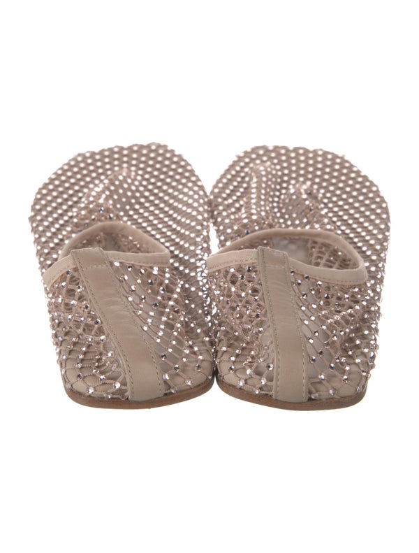 Christopher Esber Crystal Embellishments Mules