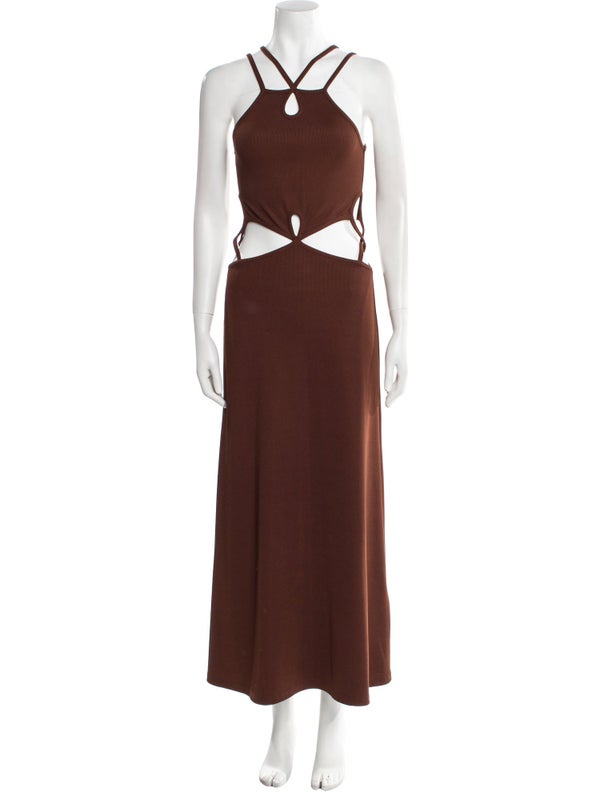 Christopher Esber Halterneck Long Dress
