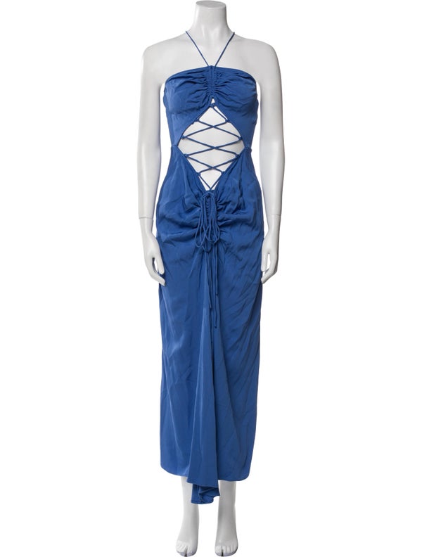 Christopher Esber Halterneck Long Dress