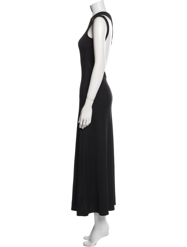 Christopher Esber Mock Neck Long Dress
