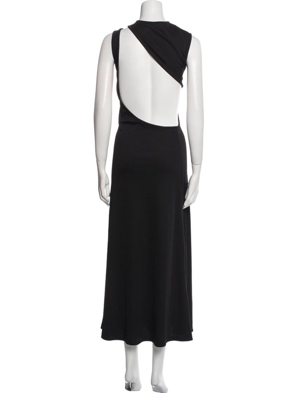 Christopher Esber Mock Neck Long Dress