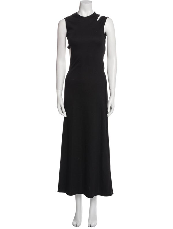 Christopher Esber Mock Neck Long Dress