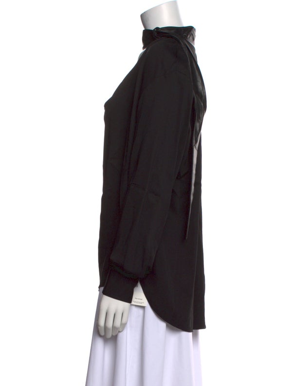 Christopher Esber Mock Neck Long Sleeve Top