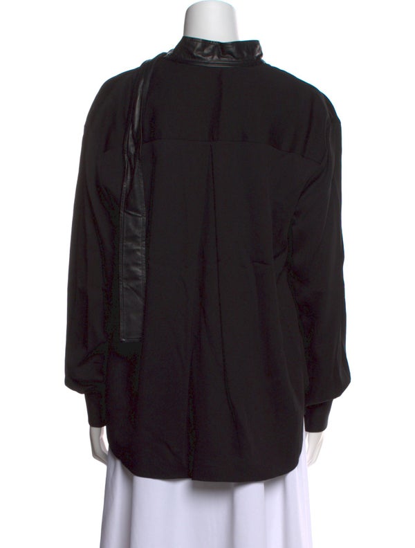 Christopher Esber Mock Neck Long Sleeve Top