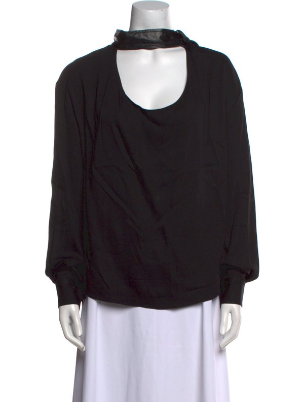 Christopher Esber Mock Neck Long Sleeve Top