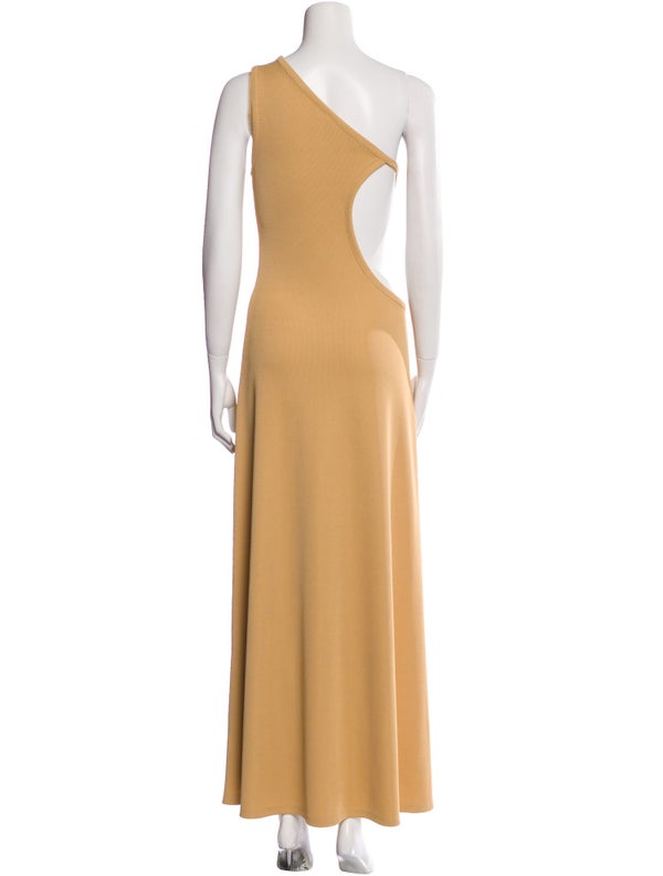 Christopher Esber One-Shoulder Long Dress