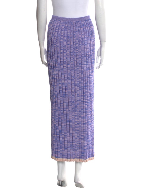 Christopher Esber Plaid Print Midi Length Skirt