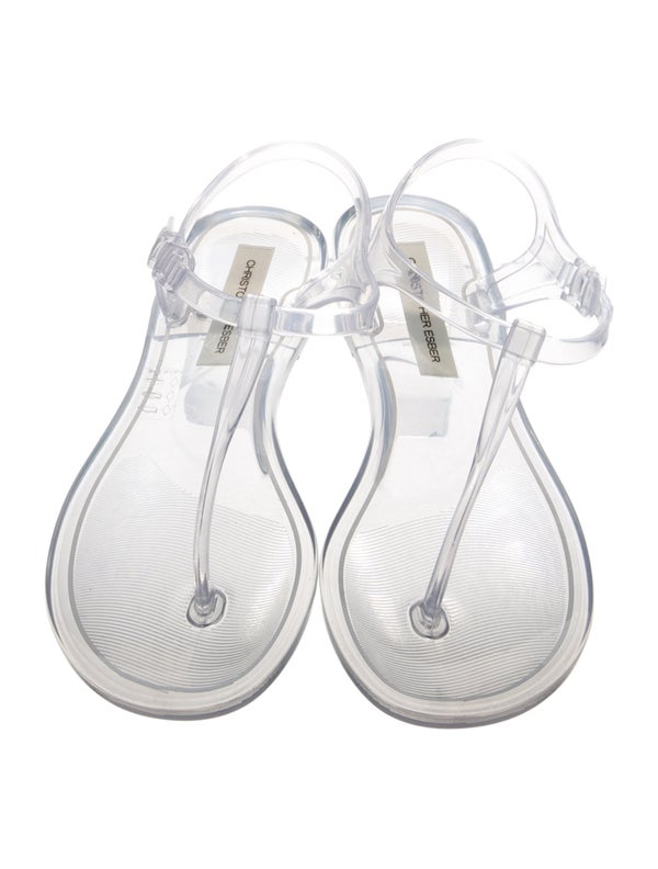 Christopher Esber PVC T-Strap Sandals