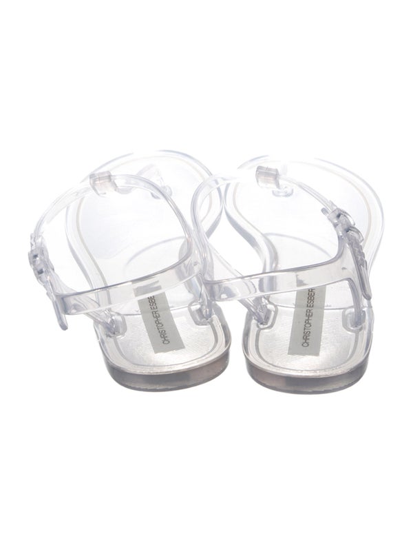 Christopher Esber PVC T-Strap Sandals