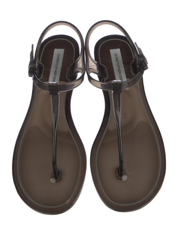 Christopher Esber PVC T-Strap Sandals
