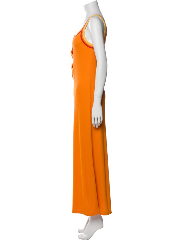 Christopher Esber Scoop Neck Long Dress