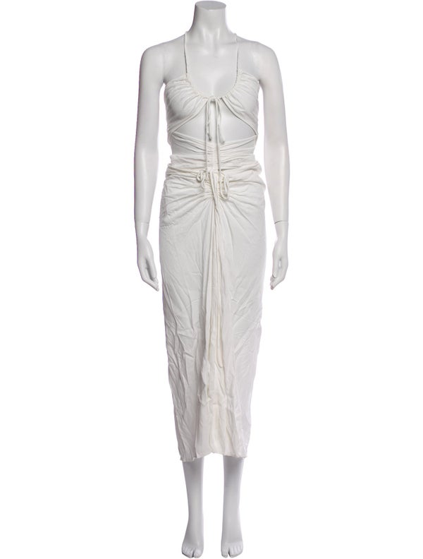 Christopher Esber Scoop Neck Long Dress