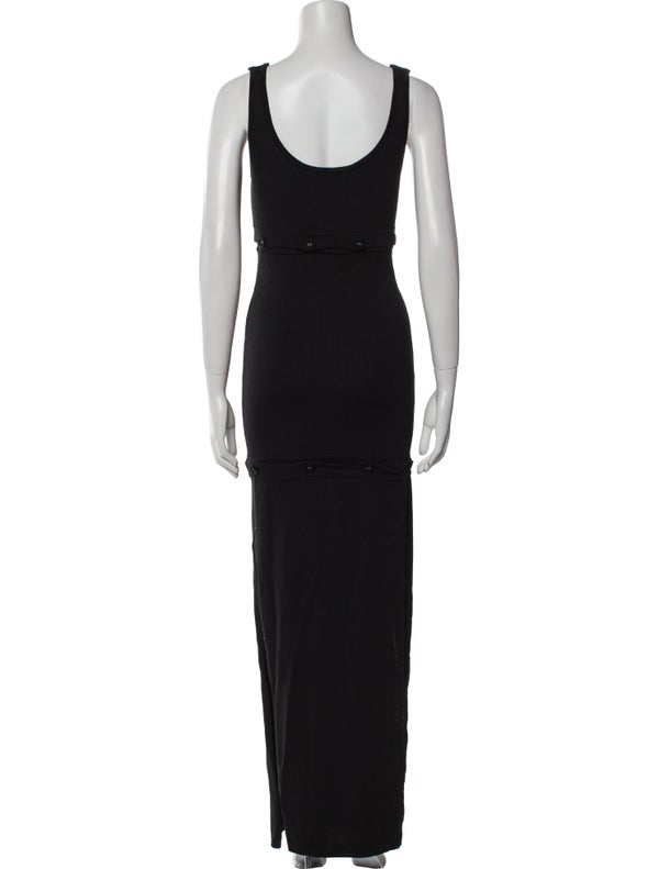 Christopher Esber Scoop Neck Long Dress