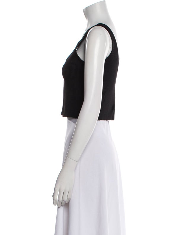 Christopher Esber Scoop Neck Sleeveless Crop Top