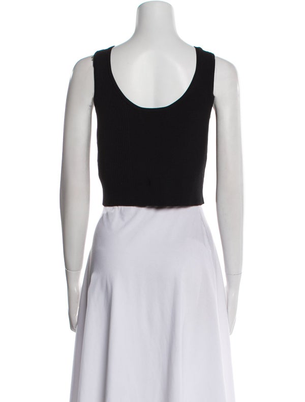 Christopher Esber Scoop Neck Sleeveless Crop Top