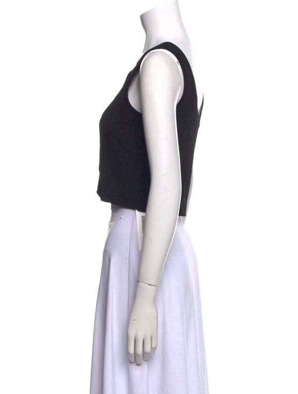 Christopher Esber Scoop Neck Sleeveless Crop Top