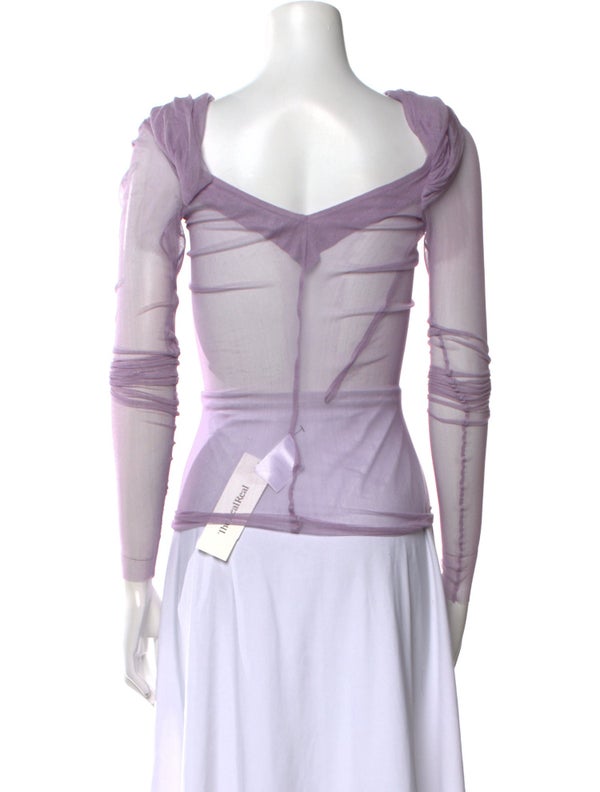 Christopher Esber Silk Cowl Neck Top