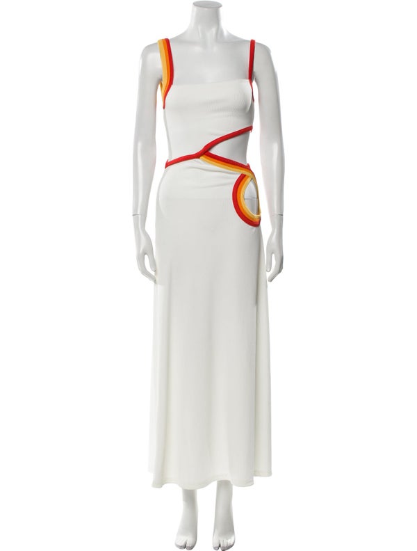 Christopher Esber Square Neckline Long Dress