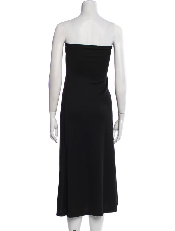 Christopher Esber Strapless Midi Length Dress