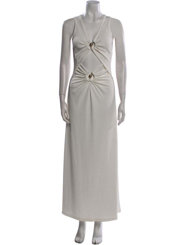 Christopher Esber V-Neck Long Dress