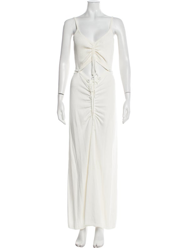 Christopher Esber V-Neck Long Dress