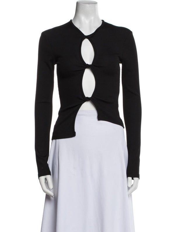 Christopher Esber V-Neck Long Sleeve Bodysuit