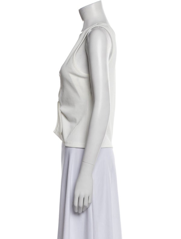 Christopher Esber V-Neck Sleeveless Crop Top