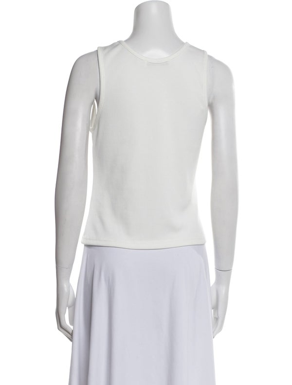 Christopher Esber V-Neck Sleeveless Crop Top