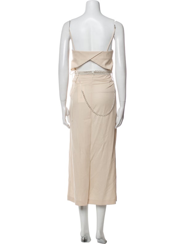 Christopher Esber Wool Long Dress W/ Tags