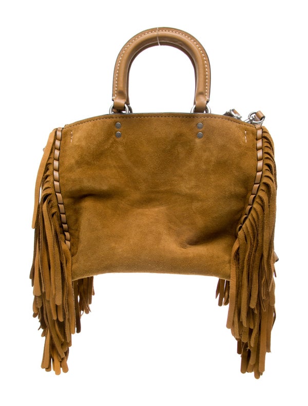 Coach Suede Top Handle Bag