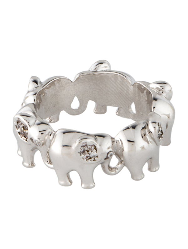 Kate Spade New York Crystal Precious Elephant Ring W/ Tags