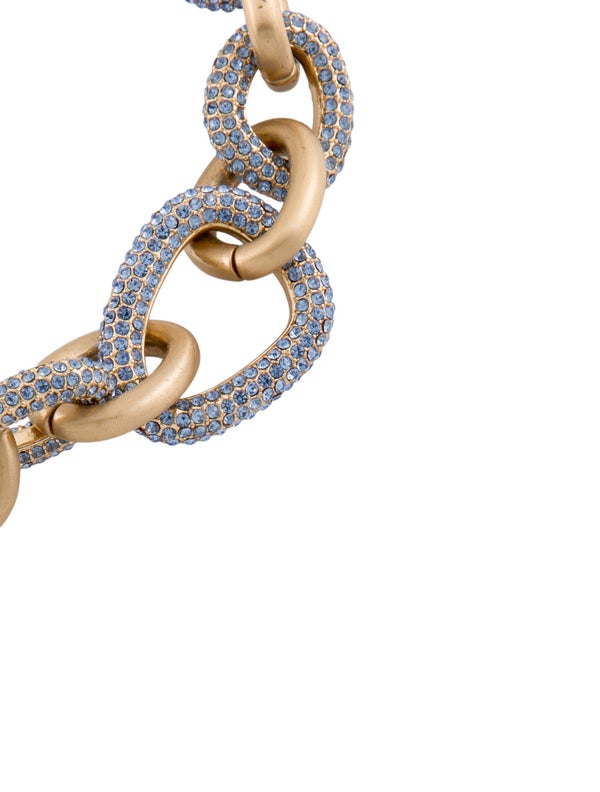 Cult Gaia Crystal "Reyes" Chain Link Necklace