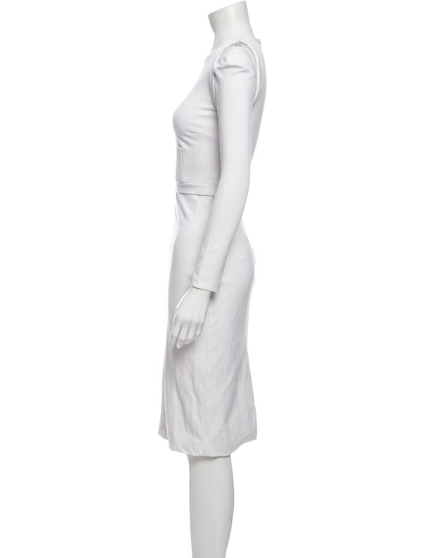 Cushnie Crew Neck Knee-Length Dress