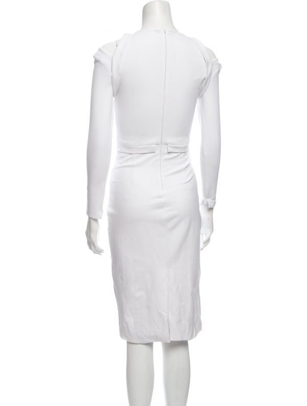 Cushnie Crew Neck Knee-Length Dress
