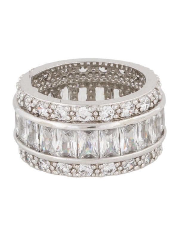CZ By Kenneth Jay Lane Crystal Pave Ring