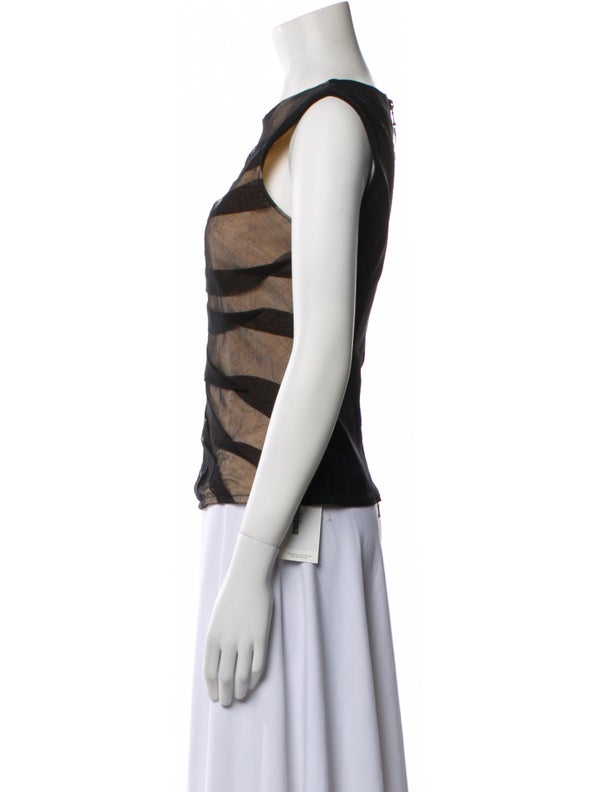 D&G Striped Bateau Neckline Top