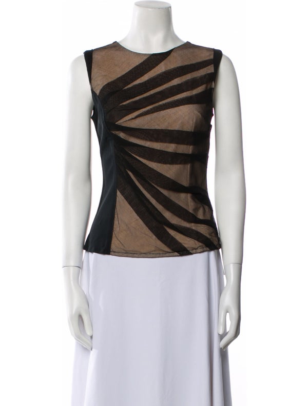 D&G Striped Bateau Neckline Top