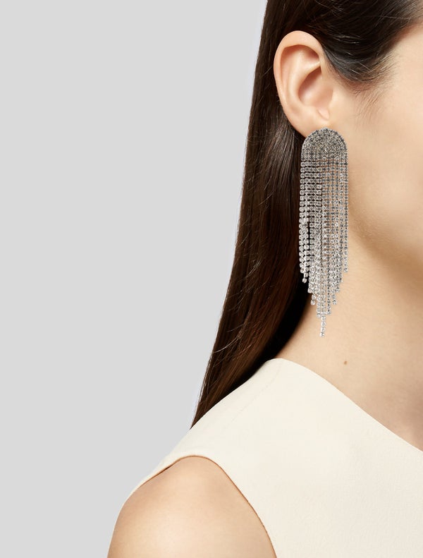 Dannijo Crystal Fringe Earrings