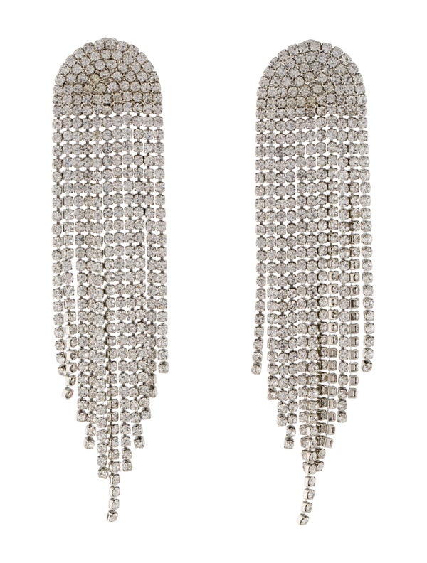 Dannijo Crystal Fringe Earrings